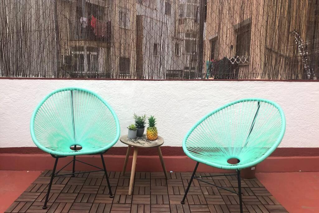 M5 Cool Terrace. Metro 1 Min. Center 15' By Metro Apartman Esplugues de Llobregat Kültér fotó